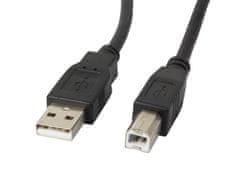 Lanberg lanberg ca-usba-11cc-0030-bk kabel usb 3 m usb 2.0 usb b črn