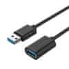 UNITEK Y-C457GBK USB kabel USB 3.2 Gen 1 (3.1 Gen 1), dolžina 1 m, črni, moški na moškega, hitrost prenosa do 5 Gbit/s