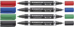 Staedtler Flomaster 348 dvostranski - rdeč