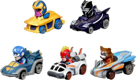 Hot Wheels Racerverse Marvel avto, 5 kosov (HPN40)