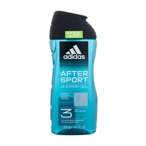 Adidas After Sport Shower Gel 3-In-1 osvežilen gel za prhanje za moške