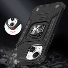 MG Ring Armor ovitek za iPhone 15, črna