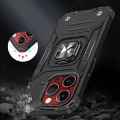 MG Ring Armor ovitek za iPhone 15 Pro, črna