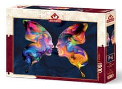 Art puzzle Uganka Butterfly Love 1000 kosov