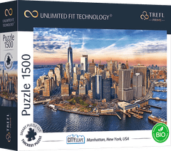 Trefl Puzzle UFT Cityscape: Manhattan, New York, ZDA 1500 kosov