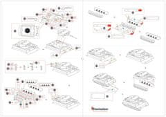Metal Earth 3D kovinski model Tank Tiger I