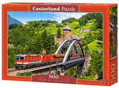 Castorland Puzzle Vlak na mostu 500 kosov