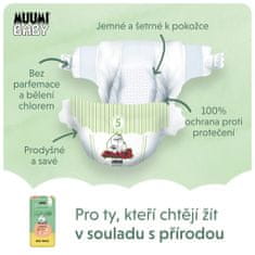 MUUMI BABY 5 Maxi+ 10-16 kg (66 kosov), ekološke plenice