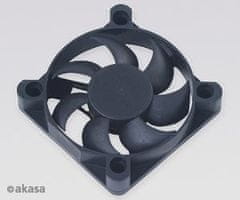 Akasa Ventilator - 50x10 mm - črn