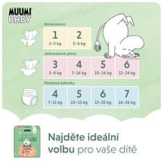 MUUMI BABY 5 Maxi+ 10-16 kg (132 kosov), mesečni paket eko plenic