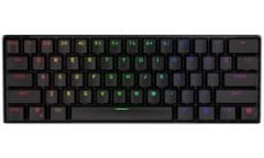 Endorfy gaming tipkovnica Thock Compact RD RGB /USB/ rdeča sw. / brezžična / mehanska / ameriška postavitev / mini / črna RGB