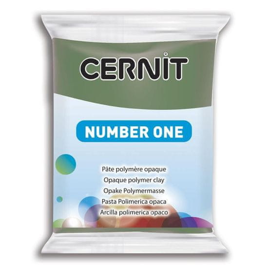 Cernit NUMBER ONE 56g olivno zelena