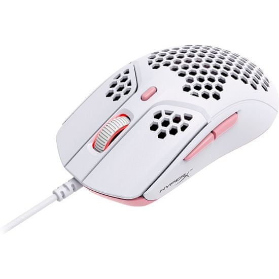HyperX HP Pulsefire Haste - Gaming mimovrste=) | (belo-rožnata) miška