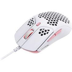 HyperX HP Pulsefire Haste - Gaming miška (belo-rožnata)