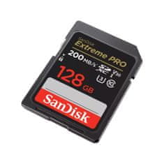 SanDisk Extreme PRO/SDXC/128GB/200MBps/UHS-I U3/razred 10