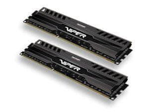 Patriot Viper 3/DDR3/8GB/1600MHz/CL9/2x4GB/črna