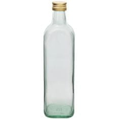 Steklena steklenica 1000ml MARASKA s pokrovom