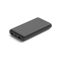 Belkin BOOST CHARGE USB-C PowerBank, 20000 mAh, 15 W, črna