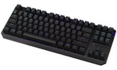 Endorfy gaming tipkovnica Thock TKL Wireless Black / RGB / black sw. / brezžična / mehanska / ameriška postavitev / črna