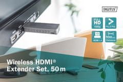 Digitus Brezžični podaljšek HDMI, 50 m