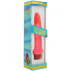 Seven Creations Ozek gelski vibrator JELLY ANAL SLIM JIM VIBRATOR PINK