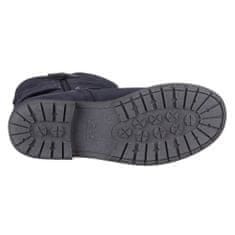 LURCHI Škornji mornarsko modra 34 EU Lolly Charcoal Suede