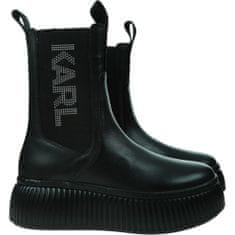 Karl Lagerfeld Chelsea škornji črna 37 EU Karl Lo Kc Karl Logo Gore