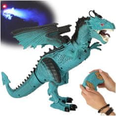 slomart rc dinozaver zmaj - hodi rjove in diha paro 41 cm