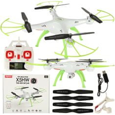 slomart rc dron syma x5hw 2.4ghz kamera wi-fi bela