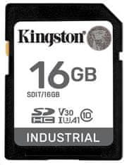 Kingston Pomnilniška kartica 16 GB Industrial SDHC UHS-I C10