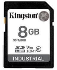 Kingston Pomnilniška kartica 8 GB Industrial SDHC UHS-I C10