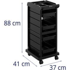 Noah Frizerski pomočnik striženje barvanje voziček 4 predali polica 410 x 315 mm