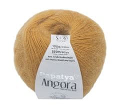 ANGORA MERINO - 100 g / 550 m - gorčica