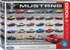 EuroGraphics Sestavljanka Evolucija Ford Mustang 1000 kosov