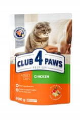 Club4Paws Premium suha hrana za odrasle mačke - piščanec 900 g