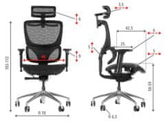 STEMA ErgoNew S1A mrežasti sedež