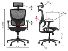 STEMA ErgoNew S1 mrežasti sedež