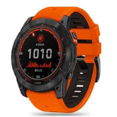 Tech-protect Iconband pašček za Garmin Fenix 5x / 5x Plus / 6x / 6x Pro / 7x / 8 51mm, orange/black