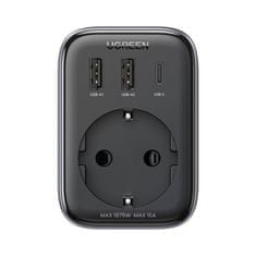 slomart potovalni adapter iz eu v ZDA ugreen cd314 2xusb-a, 1xusb-c