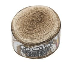 Bellatex PAPATYA CAKE SILVER - 150g / 540 m - rjava, bež