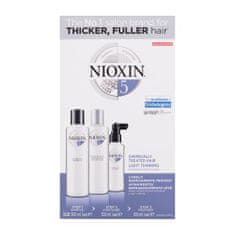 Nioxin System 5 Set šampon System 5 Cleanser Shampoo 300 ml + balzam System 5 Revitalising Conditioner 300 ml + nega za lase System 5 Scalp & Hair Treatment 100 ml za ženske