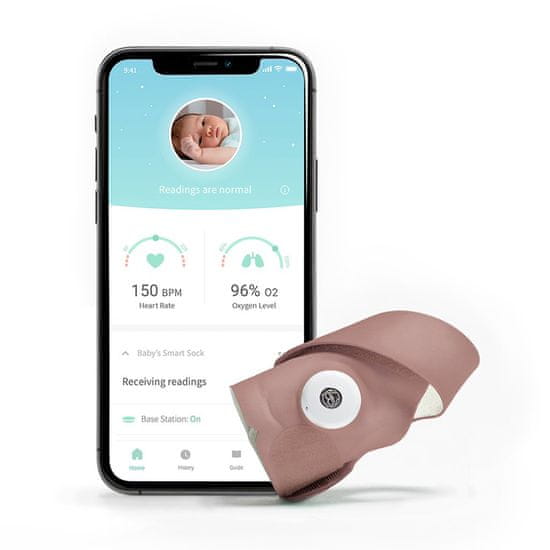 Owlet Smart Sock 3 - mat roza