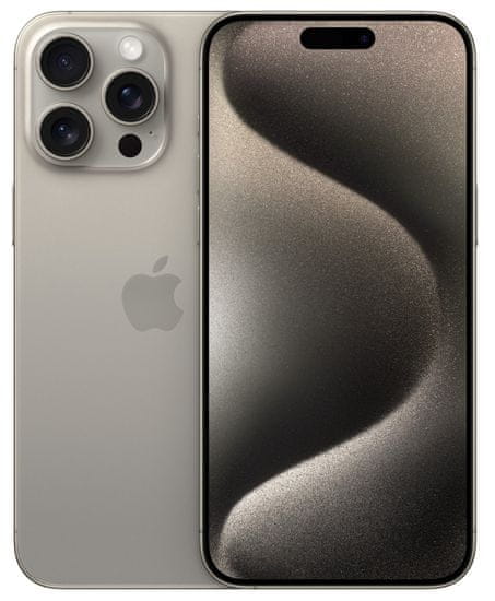 Apple iPhone 15 Pro Max pametni telefon, 256 GB, Natural Titanium