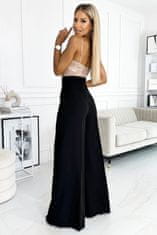 Numoco Ženske hlače 496-1, črna, XL