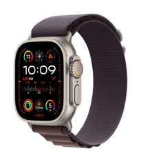 Apple Watch Ultra 2 GPS+Cellular pametna ura, 49 mm, ohišje Titanium, Indigo Alpine Loop Small (MRER3BS/A)