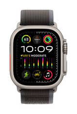 Apple Watch Ultra 2 GPS+Cellular pametna ura, 49 mm, ohišje Titanium, pašček M/L, Blue/Black Trail Loop (MRF63BS/A)