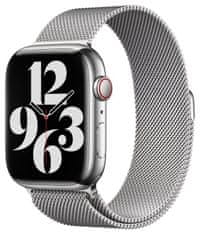 Apple Silver Milanese Loop pašček, 45mm ((MTJR3ZM/A))