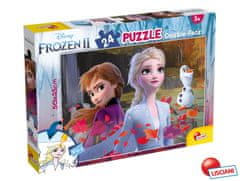 Lisciani Frozen Puzzle Dvojni obraz 24 kosov