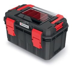 Kistenberg Plastični kovček, škatla za orodje X-BLOCK SOLID TOOLBOX ALU LOG KXSA4530F