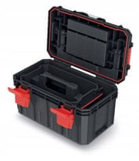 Kistenberg Plastični kovček, škatla za orodje X-BLOCK SOLID TOOLBOX ALU LOG KXSA4530F